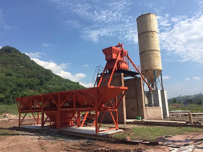 Guizhou JS1000 mixing plant